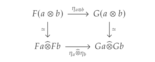 Monoidal natural transformation